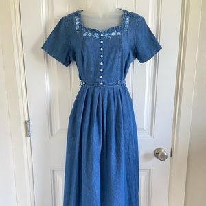 ERIKA & CO Midi Denim Dress